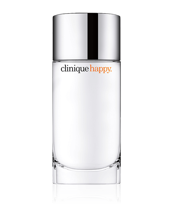 Clinique Happy Perfume Spray, Our bestselling fragrance—a feel-good citrus-floral that uplifts with every spritz. 97% of people feel happy when they smell Happy.*