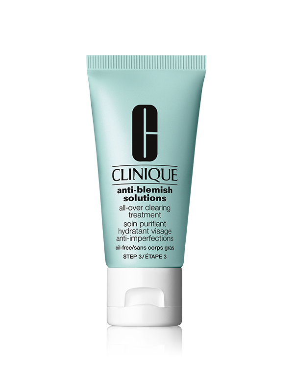 Anti-Blemish All Over Clearing Treatment, Lightweight, salicylic acid rich formula helps clear blemishes. Calms with soothing hydration.