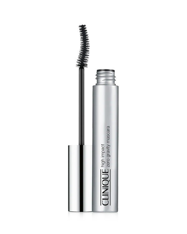 High Impact Zero Gravity™ Mascara, A tubing mascara that instantly lifts and curls lashes by 50%*—and keeps them lifted for 24 hours.