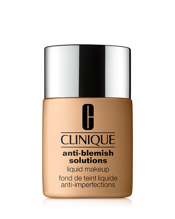 Anti-Blemish Solutions Liquid Makeup, Oil free makeup with salicylic acid helps cover blemishes without clogging pores.