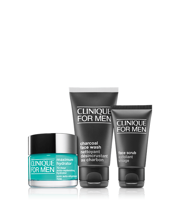 Clinique For Men: The Intense Hydration System Skincare Set, SET