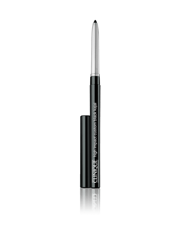 High Impact Custom Black Kajal, Pigment-packed kajal pencil delivers rich colour with 12 hours of staying power.