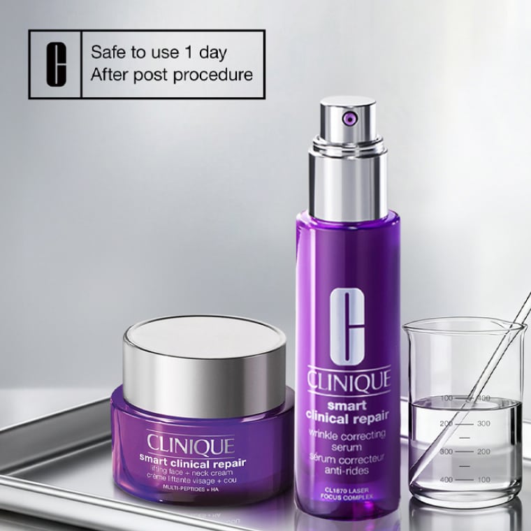 Smart Got Smarter​ - Visibly lifts, smooths and hydrates.100% show a visibly lifted face and neck.*