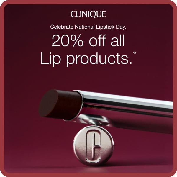 20% off all lip products.*