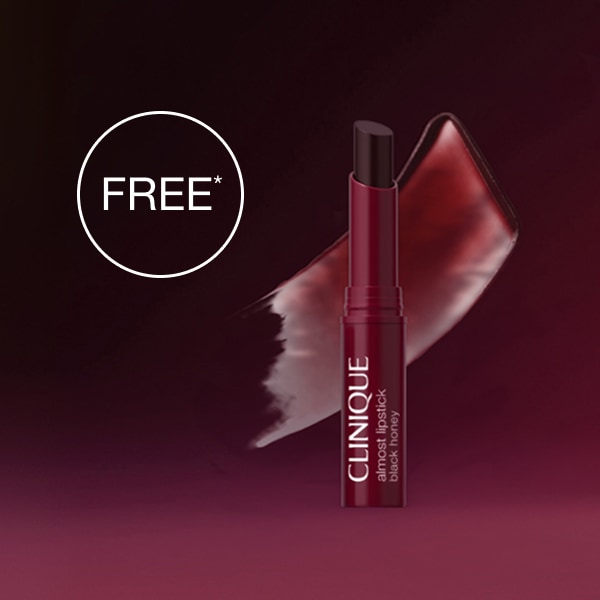 Receive a free mini Almost Lipstick in Black Honey with any purchase.*