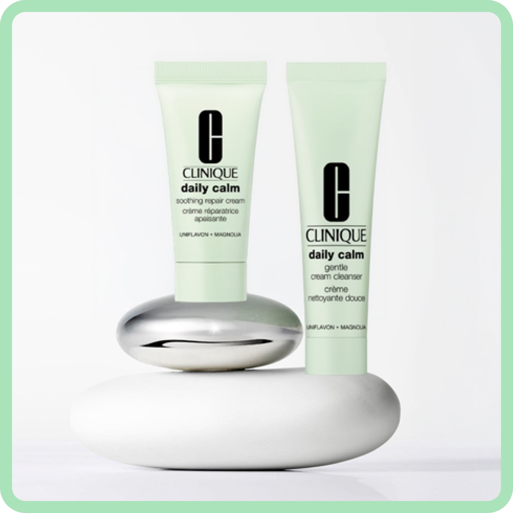 free deluxe samples of the new Gentle Cleansing Cream 15ml Tube and Soothing Repair Cream 5ml Tube with any purchase over $60*